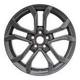 Front view of the Charcoal 18" Ford Fusion wheel replacement 10120 replica rim KS7Z1007C