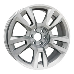 Angle view of the 22 Chevy Tahoe wheel replacement 2017-2021 replica rim ALY05821U10N part 84128123