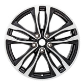 Front view of the 19" Machined Black Chevy Malibu wheel replacement 2018-2024 replica rim ALY05857U46N