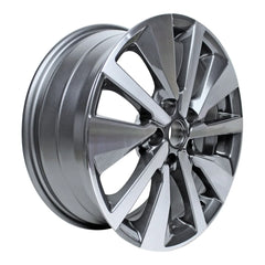 Angle view of the 17 Nissan Sentra wheel replacement 2020-2022 replica rim ALY62824U35N