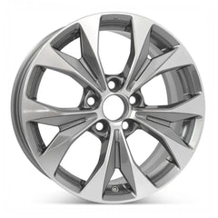 Side view of the 17x7" Honda Civic wheel replacement 2012-2014 replica rim ALY64025U10N, 42700TR4A91
