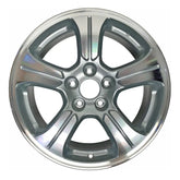 Front view of an 18" Honda Pilot wheel replacement 2012-2015 replica rim ALY64037U15N part 42700SZAA42, 42700SZAA41