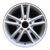 16x7 inch Mercedes C230 factory original wheel ALY65260 in Silver. part# 2034010202, on white background.