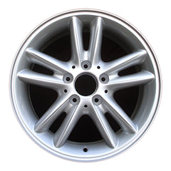 16x7 inch Mercedes C230 factory original wheel ALY65260 in Silver. part# 2034010202, on white background.