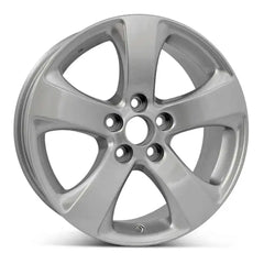Angle view of the 17x7" Toyota Sienna wheel replacement 2011-2017 replica rim ALY69584U20N, 4261108070 , 4261108080