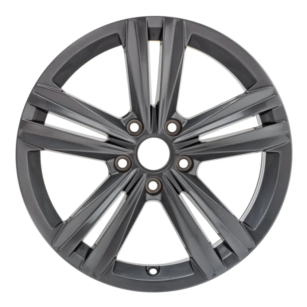 Front view of the 17 Volkswagen VW Jetta wheel replacement 2019-2021 replica rim ALY70046U35N
