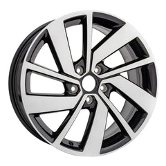 Angle view of the 18 Volkswagen VW Jetta GLI wheel replacement 2019-2021 replica rim ALY70060U45N