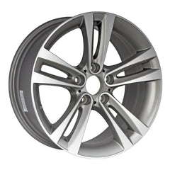 Angle view of the 18" 2011-2020 BMW 3 Series wheel replacement ALY71540U35N replica rim 36116889182
