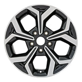Front view of the 16 Kia Forte wheel replacement 2019-2021 replica rim ALY74779U30N