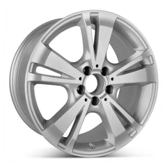 Angle view of the 18x8.5" Mercedes E300 wheel replacement 2013 replica rim ALY85258U20N