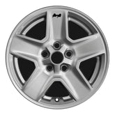 17-inch Jeep Gladiator OEM wheel 9235 Silver rims 6KC86GSAAA with emblem