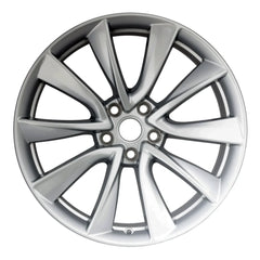 Front view of the 19 Tesla Model 3 wheel replacement 2017-2021 replica rim ALY96231U20N
