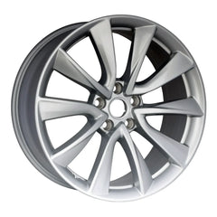 Angle view of the 19 Tesla Model 3 wheel replacement 2017-2021 replica rim ALY96231U20N