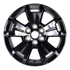 17x8 inch Black Chevy Colorado rim ALY05672 Black OEM wheels for sale 23245010