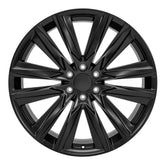 24-inch Black replacement wheel for GMC Trucks CA91 replica rim 24x10