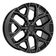 24x10 Black wheel replacement for GM Trucks replica rim 9510967