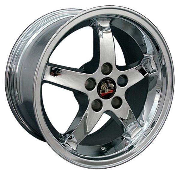 17" Chrome wheel replacement for Ford Mustang 1994-2004. Replica Rim 8181900