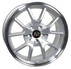 18" Silver Machined wheel replacement for Ford Mustang 1994-2004. Replica Rim 8181975