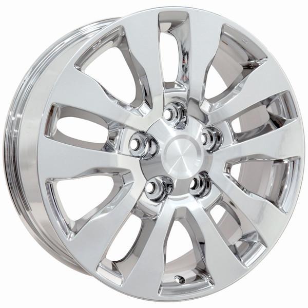 20" Chrome wheel replacement for Toyota Land Cruiser 1998-2017. Replica Rim 9506461