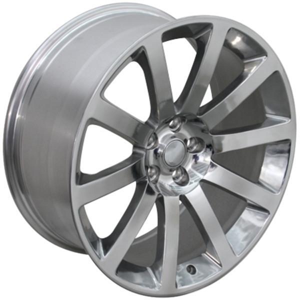 20" Polished wheel replacement for Dodge Challenger 2009-2017. Replica Rim 9457537