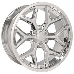 22" Chrome wheel replacement for Chevy Blazer 1992-1994. Replica Rim 9507478