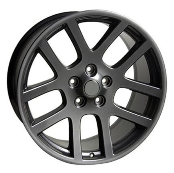 22" Gunmetal wheel replacement for Dodge Ram 1500 2011-2017. Replica Rim 5910251
