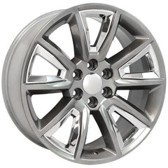 22" Hyper Black wheel replacement for Chevy Avalanche 2002-2013. Replica Rim 9507614