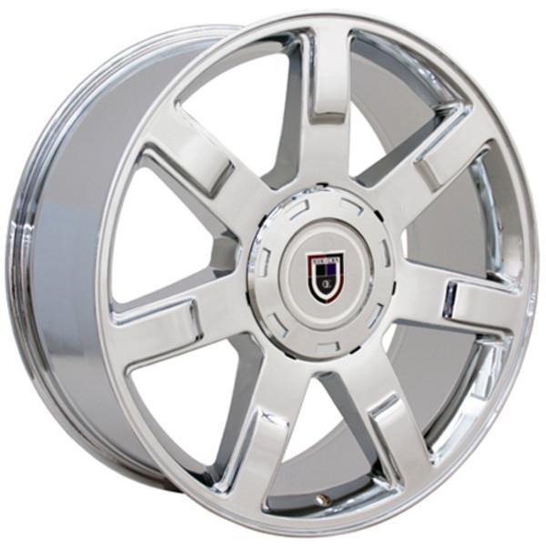 24" Chrome wheel replacement for Chevy C2500 1988-2000. Replica Rim 6857989