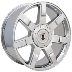 24" Chrome wheel replacement for Chevy C2500 1988-2000. Replica Rim 6857989