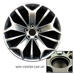 19-in Ford Taurus rim ALY03925 2015-2017 Hypersilver OEM Wheels DG131007CA