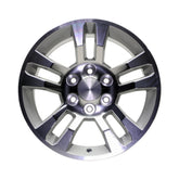Front view of the 18x8.5" Chevy Trucks wheel replacement 2014-2020 replica rim ALY05646U10N, 20937769