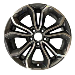 Front view of the 18x7.5" Honda CRV wheel replacement 2020-2022 replica rim ALY63161U30N, 42700TLAL63, 42700TLAL64