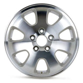 Front view of the 18x7.5" Honda Odyssey wheel replacement 2002-2004 replica rim ALY63839U20N, 6788129, 42700S0XA81
