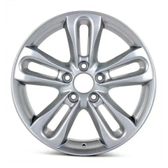 Front view of the 17x7" Honda Civic wheel replacement 2006-2008 replica rim ALY63901U20N, 42700SVBA01, 42700SVBA02, 42700SNXA91, 42700SNXA81