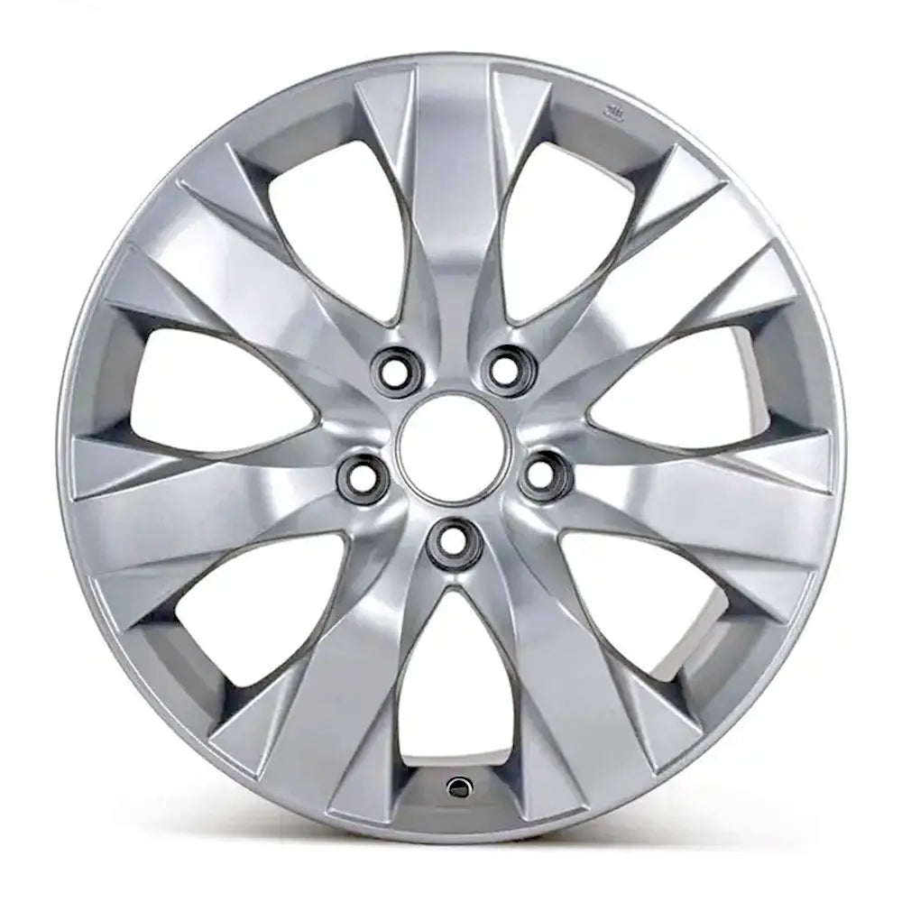 Front view of the 17x7.5" Honda Accord wheel replacement 2008-2011 replica rim ALY63934U20N, 42700TA0A81, 42700TA0A82