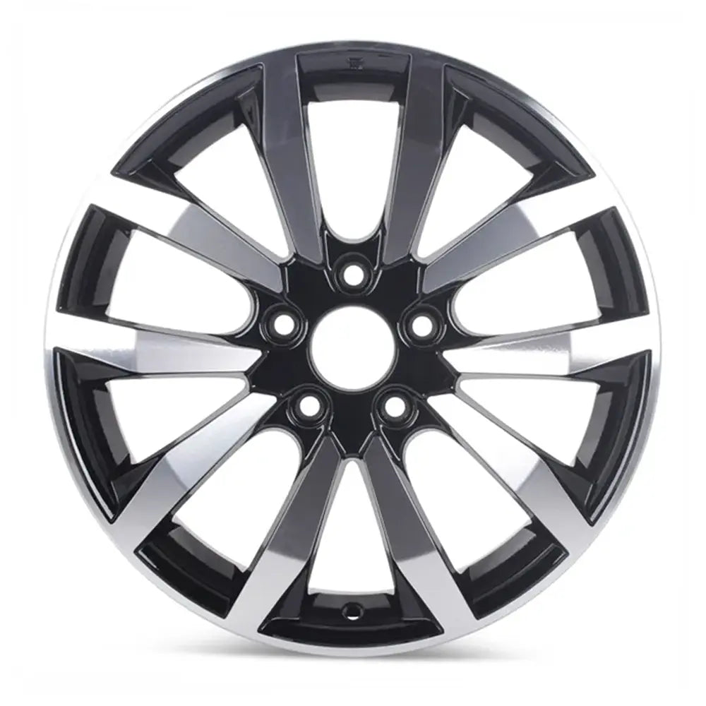 Front view of the 17x7" Honda Civic wheel replacement 2009-2011 replica rim ALY63996U45N, 42700SNXA72, 42700SNXA71