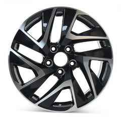 Front view of the 16x6.5" Honda CRV wheel replacement 2015-2016 replica rim ALY64069U45N, 42700T1WA71, 42700T1WA72, 42700T1WA73