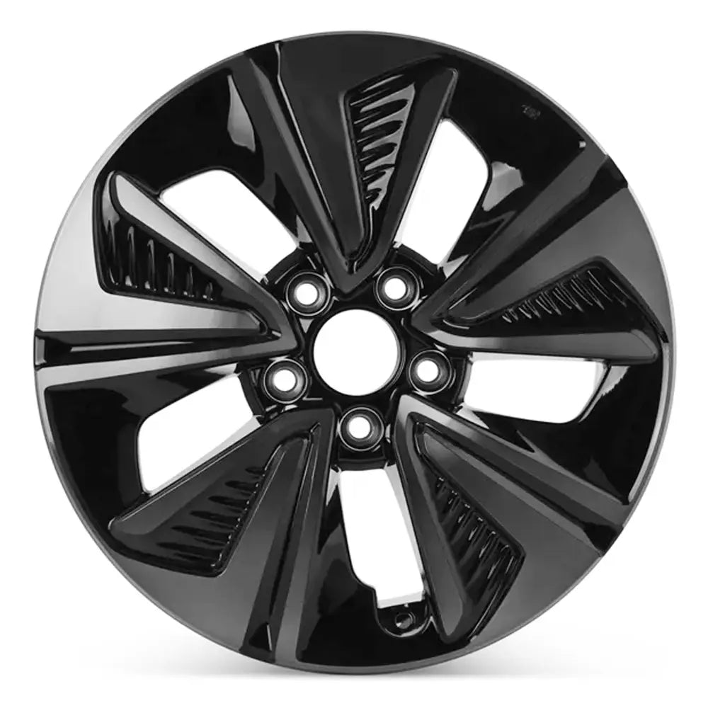 Front view of the 17x7" Honda Civic wheel replacement 2017-2019 replica rim ALY64098U46N, 42700TGGA91