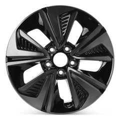 Front view of the 17x7" Honda Civic wheel replacement 2017-2019 replica rim ALY64098U46N, 42700TGGA91