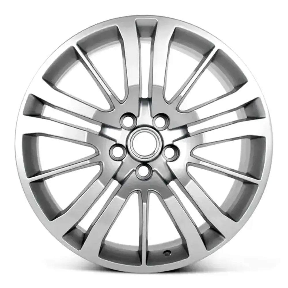 Front view of the 20x9.5" Land Rover Range Rover Sport wheel replacement 2009-2013 replica rim ALY72208U20N, LR027544, LR008548
