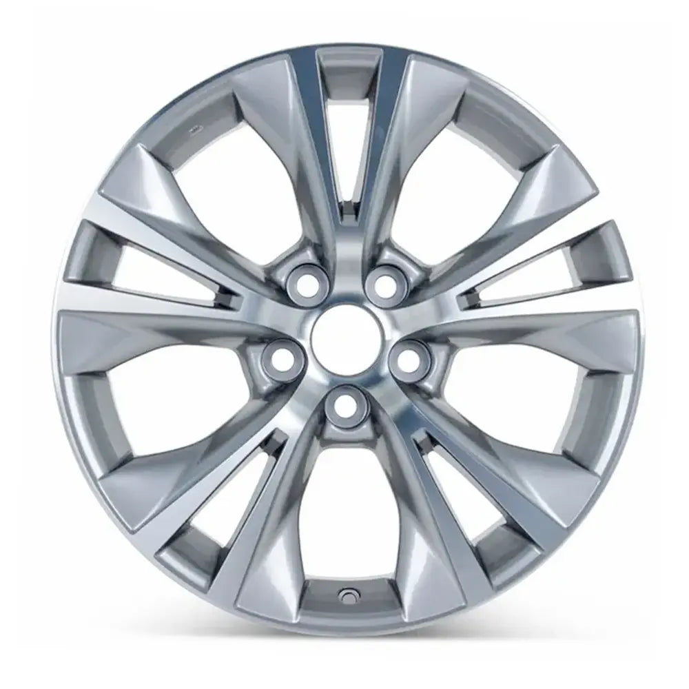 Front view of the 18x7.5" Toyota Highlander wheel replacement 2014-2019 replica rim ALY75162U10N, 426110E260