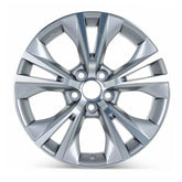 Front view of the 18x7.5" Toyota Highlander wheel replacement 2014-2019 replica rim ALY75162U10N, 426110E260
