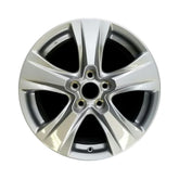 Front view of the 17x7 Gray 2019-2023 Toyota Rav4 replica rim ALY75240U20N. Wheel replacement part 4261142810