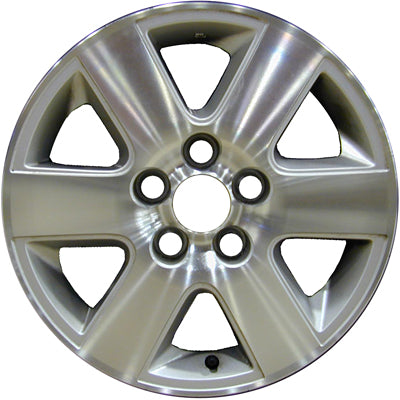 16x6.5 inch Toyota Sienna rim ALY069444. Silver OEMwheels.forsale 42611AE030, 42611AE031, 42611AE060, 42611AE070