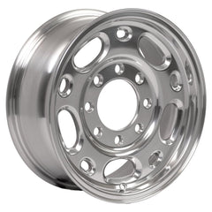 16-inch Polished wheel replacement for Chevy C3500 1988-2000. Replica Rim 6710193