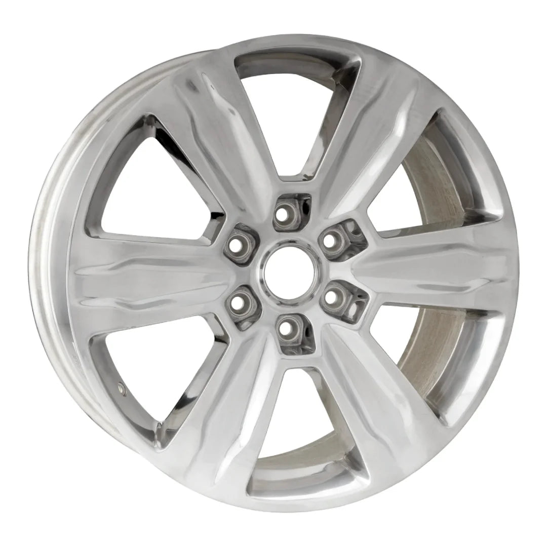 Angle view of the 20 Ford F150 wheel replacement 20152020 replica rim ALY10004U80N