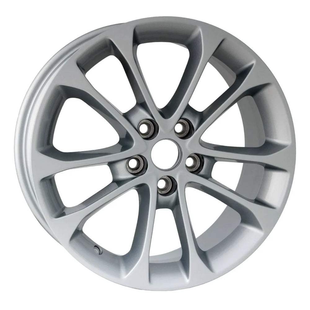 Angle view of the 17 Ford Fusion wheel replacement 2019-2020 replica rim ALY10205U20N