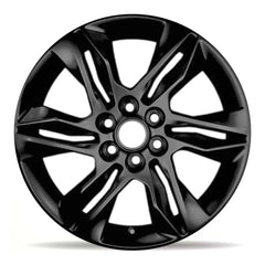 18-inch Chevy Blazer OEM wheel ALY14041U45. Black rim front view.