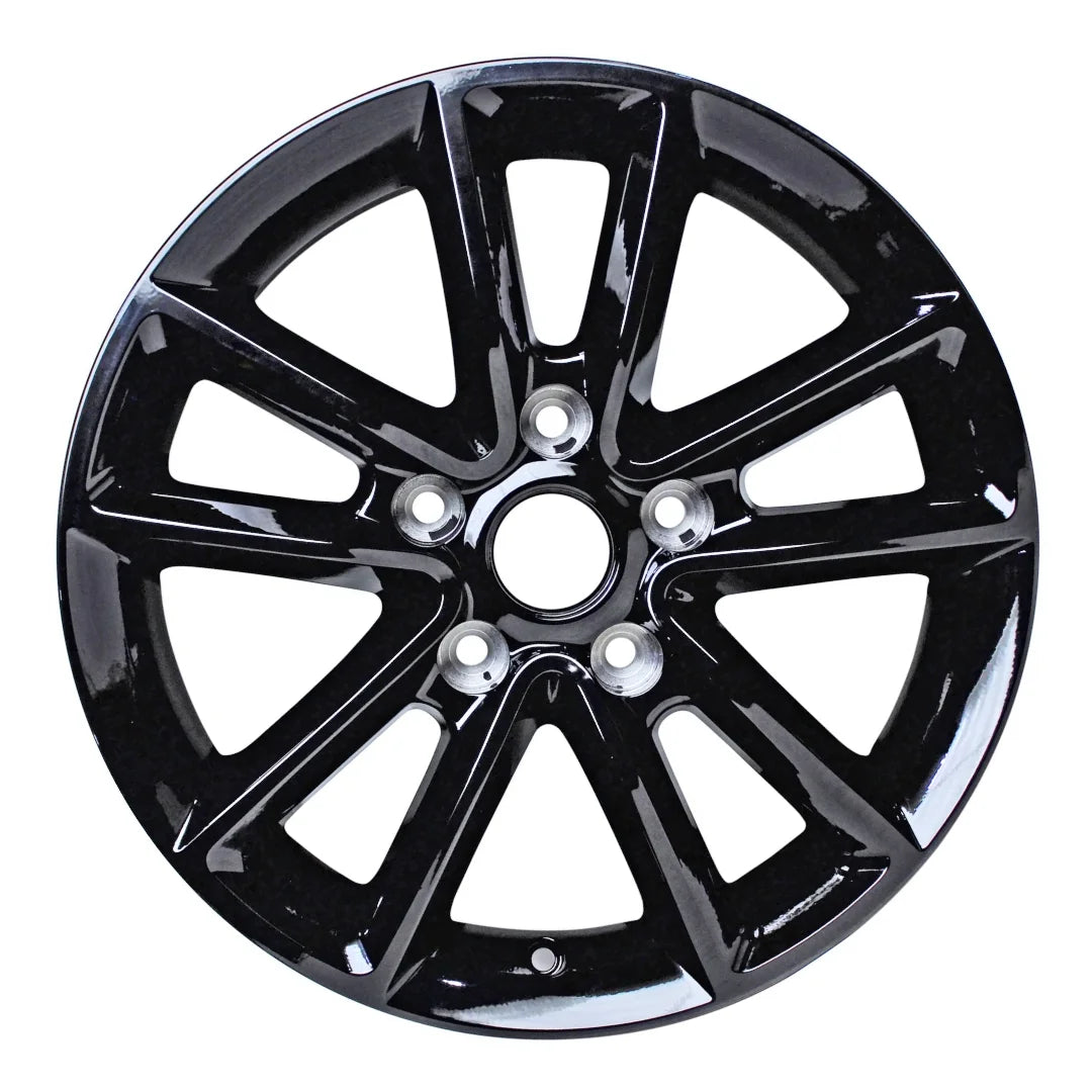 Front view of the 17-inch black Dodge Grand Journey wheel replacement 2020-2021 replica rim ALY02399U45N