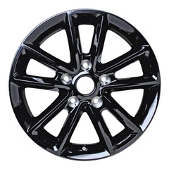 Front view of the 17-inch black Dodge Grand Journey wheel replacement 2020-2021 replica rim ALY02399U45N